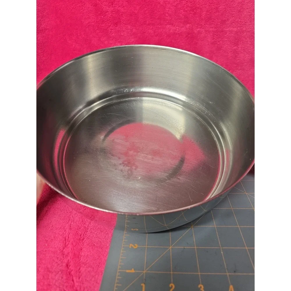Rena Ware Ultra-Ply 3-Ply 18-8 Stainless Dutch Oven Fry Pan 4Q Dome Skillet Lid